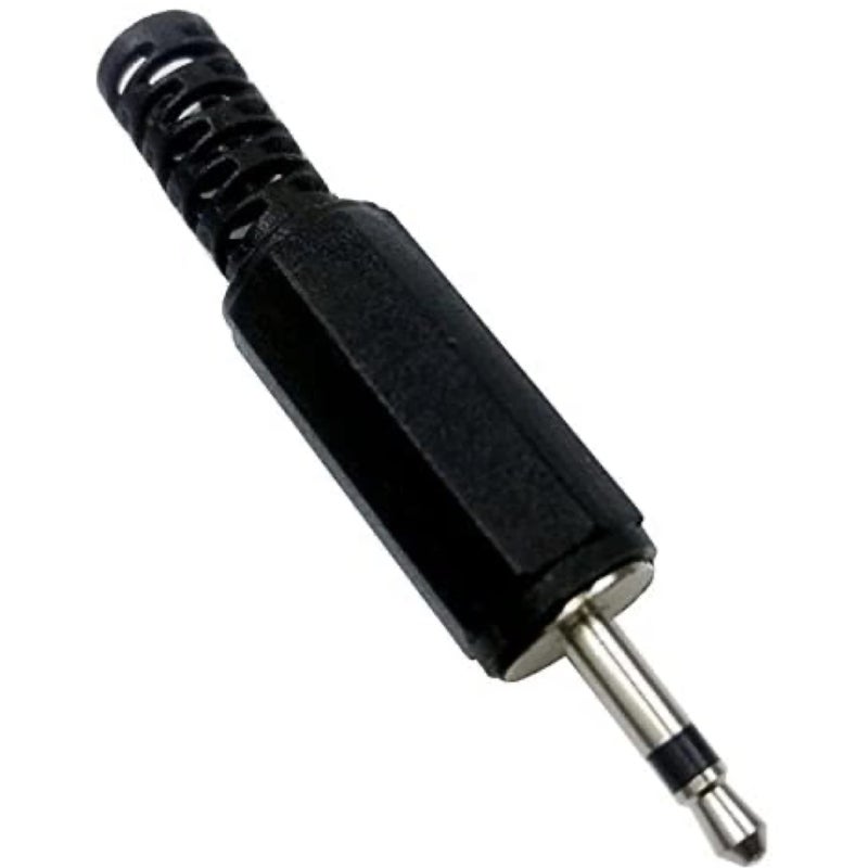 CESS 2.5mm TS Male Plug Jack Black Audio Cable Connectors (2 Pack) - Image 3
